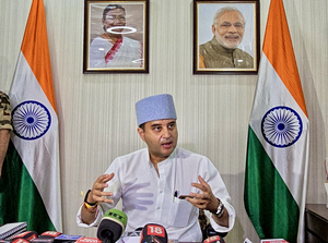 Jyotiraditya Scindia Flags off Work on Projects Worth RS 635 Crore in Assam