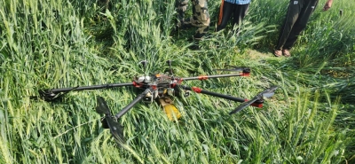 Security Forces Recover Pak Drone with Arms & Ammunition in J&K'S Rajouri