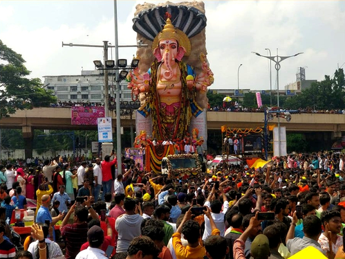 Tension Prevails in K'taka's Davanagere after Stones Pelted During Ganpati Procession