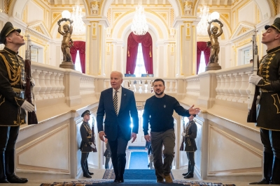 White House Informed Kremlin of Biden's Kiev Visit Hours before Departure