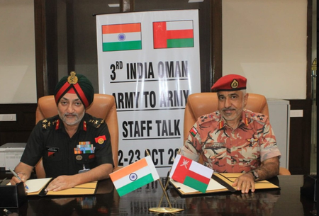 India, Oman Discuss Enhancing Defence Ties, Deepening Military Training Collaboration