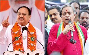 'Cong Only Cared about Bank Accounts of One Dynasty', J. P. Nadda Hits Back at Shashi Tharoor