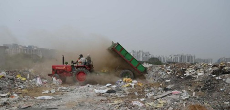 Minister Sirsa Visits Okhla Landfill Site, Promises Garbage Mountain Will 'vanish like Dinosaurs'