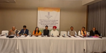 Op Sindoor Outreach: Shrikant Shinde Led Delegation Interacts with Diaspora in Congo, Highlights Anti-terror Stand