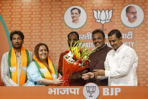 Former Cong Leader Radhika Khera and Actor Shekhar Suman Join BJP