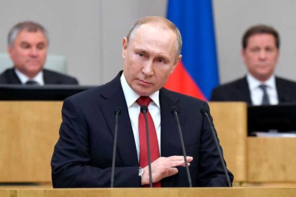 Putin Warns of Foreign Efforts to Destabilize Russia