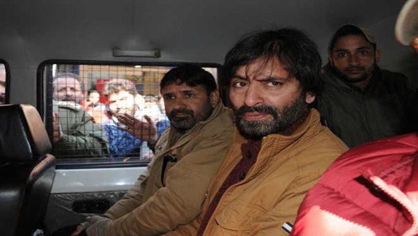 Yasin Malik produced in court amid tight security