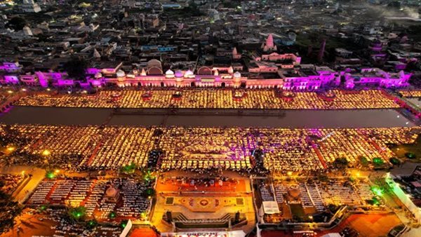 Ayodhya lights UP on 6th 'Deepotsav' with PM Modi