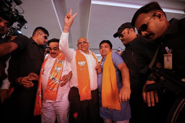 Gujarat Polls: CM Bhupendra Patel wins big; Rivaba Jadeja opens account in style