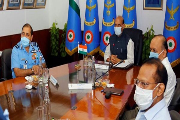 Rajnath Urges IAF to Be Ready for Any Eventuality on China Border
