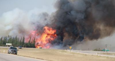 Nearly 100 Wildfires Rage in Canadian Province, No Signs of Slowing