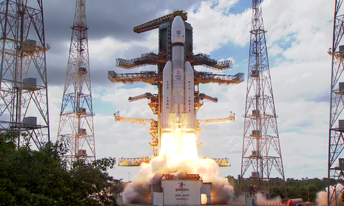 India's 'Bahubali' Rocket LVM3 Puts Chandrayaan-3 Spacecraft into Orbit 