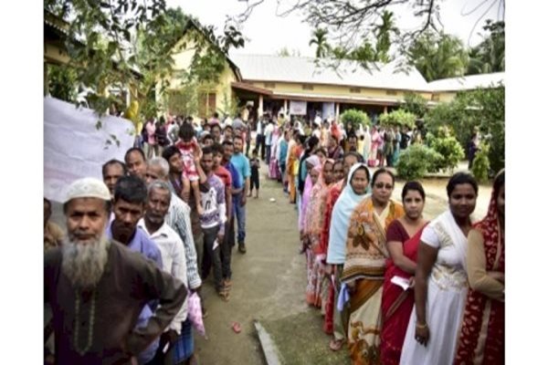 Nearly 79 % Polling Till 5 P.M. in Assam 