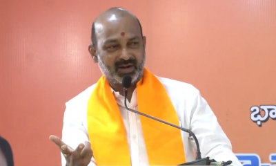 Telangana BJP Chief Released from Jail, Hits Out at KCR
