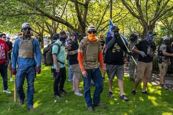 Trump Supporters Rally near Portland and at Oregon's Capitol