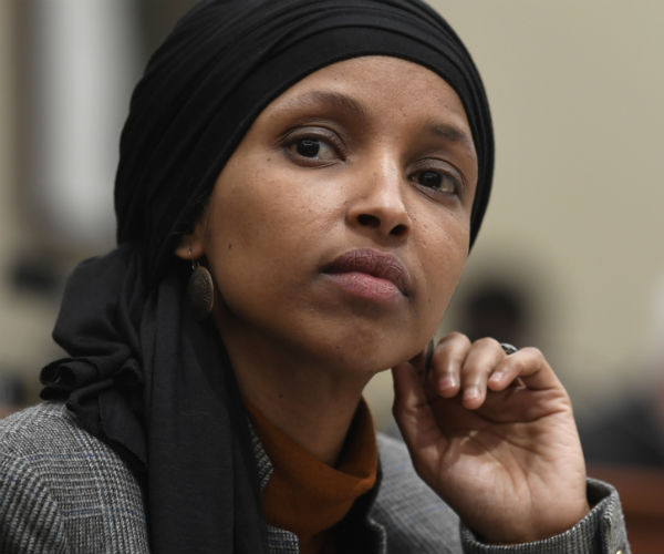rep. ilhan omar is shown 