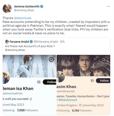 Imran's Ex-wife Complains about Using Her Kids for 'political Agenda in Pak'