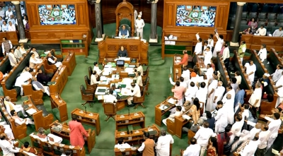 LS Adjourned Till 2 PM amid Oppn Protest on Adani-Hindenburg Issue