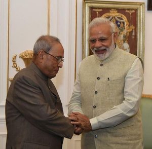 Pranab Said Modi Only PM after Indira with 'the Ability to Feel the Pulse of People'