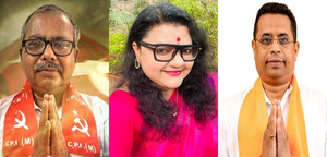 Estranged Couple Now Contestants Spicing up Poll Battle at Bishnupur