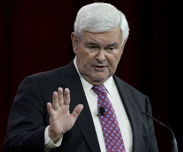 newt gingrich is shown