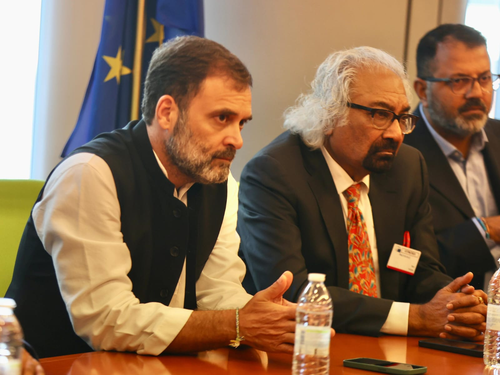 Rahul Holds Roundtable with Members of European Parliament in Brussels