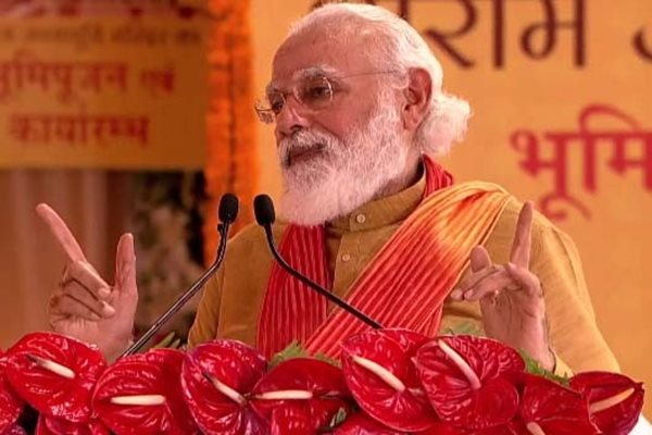 Despite Efforts to Eradicate Ram's Existence, He Lives in Our Hearts: Modi