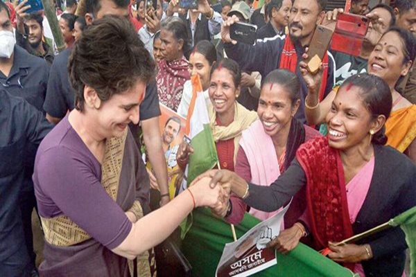 Ahead of Phase 3 Poll, Priyanka to Address 3 Rallies in Assam
