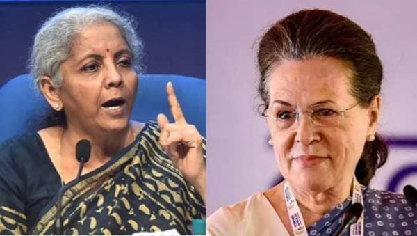 Sonia should apologise to President for Congress leader's remark : Nirmala Sitharaman