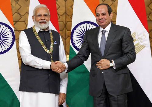Modi Describes Egypt Visit as 'Historic'