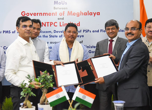Meghalaya Govt Signs MoU with NTPC to Enhance Power Scenario