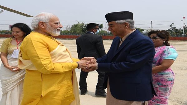Nepal, India sign 6 MoUs during Modi's Lumbini visit