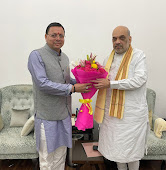 U'khand CM Meets Union Home Minister Amit Shah in New Delhi