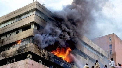 Fire at MP Govt's Satpura Bhawan Doused, Cong Claims 'conspiracy'