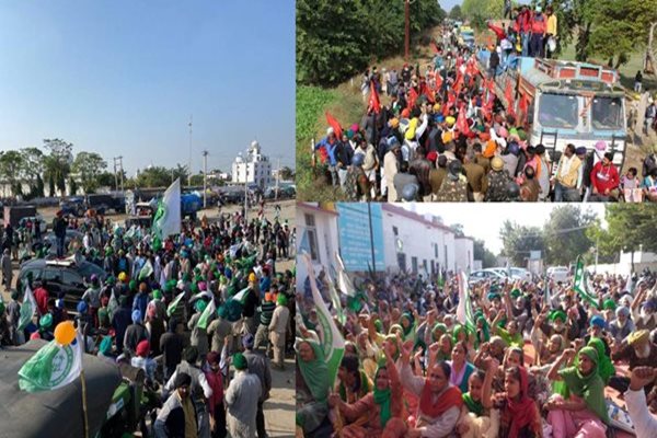 Adamant Protesting Farmers Resume Journey towards Delhi