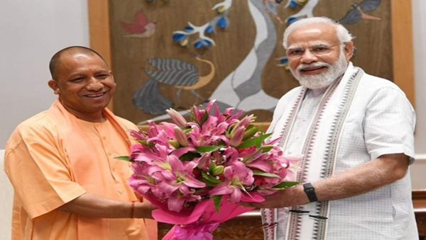 Yogi meets PM Modi, discusses new UP cabinet 
