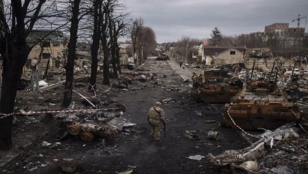 Russian armed forces destroy ammunition plant in Kiev