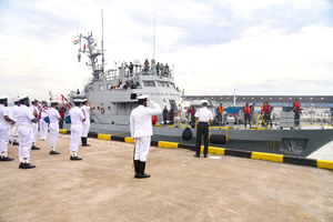 Navy's Fast Attack Craft INS Kabra in Colombo