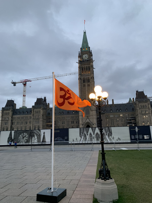Indo-Canadian MP Raises Hindu Flag, Hosts Diwali on Parliament Hill