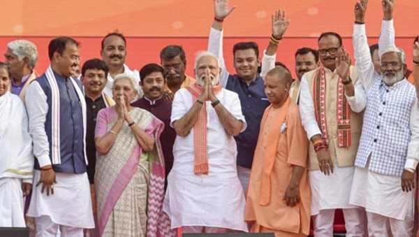 BJP tally crosses 100-mark in Rajya Sabha