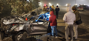 One Dead, Four Injured as Car Jumps Divider, Hits Another Vehicle in Delhi