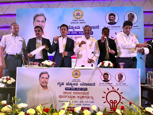 K'taka Govt All Set to Launch Gruha Jyothi Free Power Scheme on Aug 5; 1.42 CR Households to Benefit