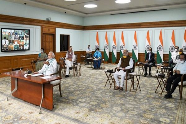 PM Briefed about 12 States Having over 1 Lakh Active Cases